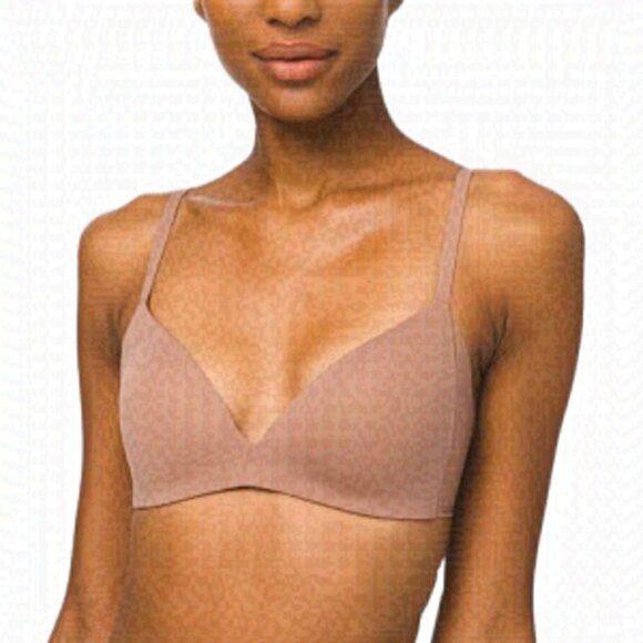 Lululemon Take Shape Bra Wireless Lightweight Dusty Bronze 34C - Picture 1 of 6